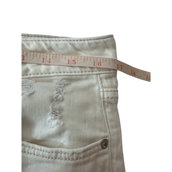 Anthropologie Pilcro Jean Shorts Women's Size 31‎ Beige Beach Vacation Summer - Picture 6 of 9